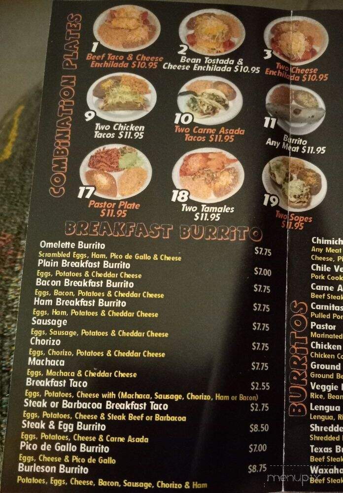 Dos Juanitos Mexican Food - Waxahachie, TX menu_pic