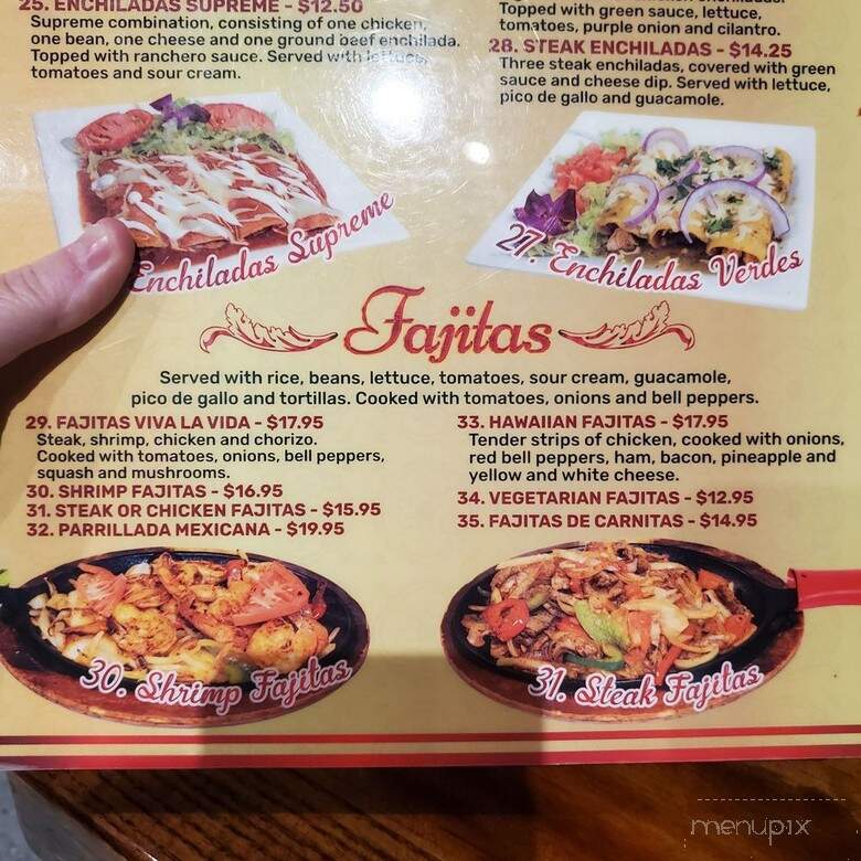 Viva La Vida - Opelika, AL menu_pic