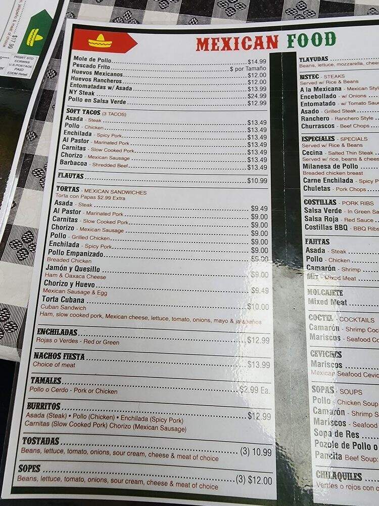 Los 4 Hermanos Deli & Mexican Restaurant - North Brunswick Township, NJ menu_pic