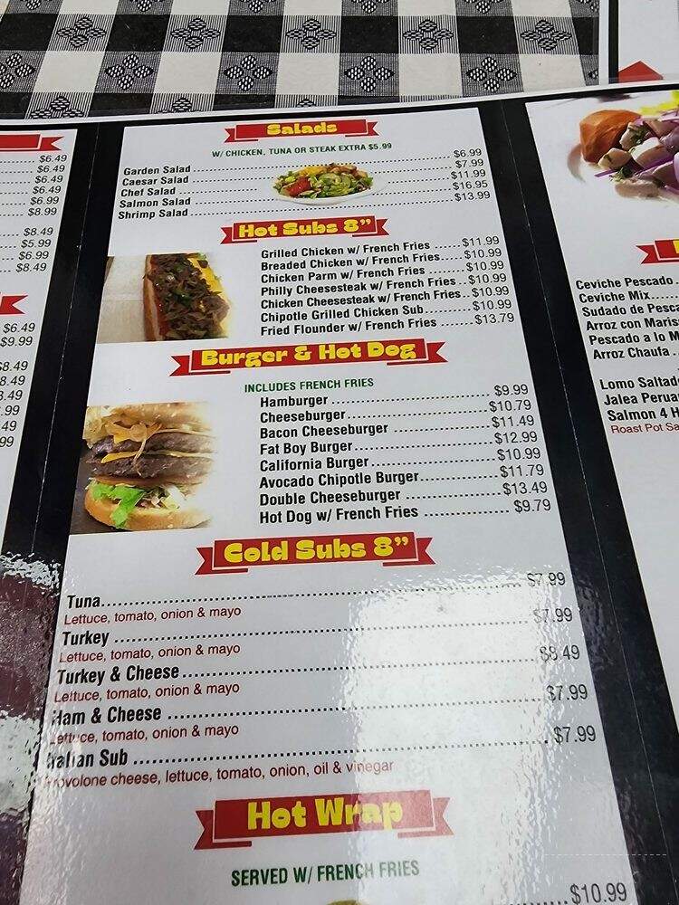 Los 4 Hermanos Deli & Mexican Restaurant - North Brunswick Township, NJ menu_pic