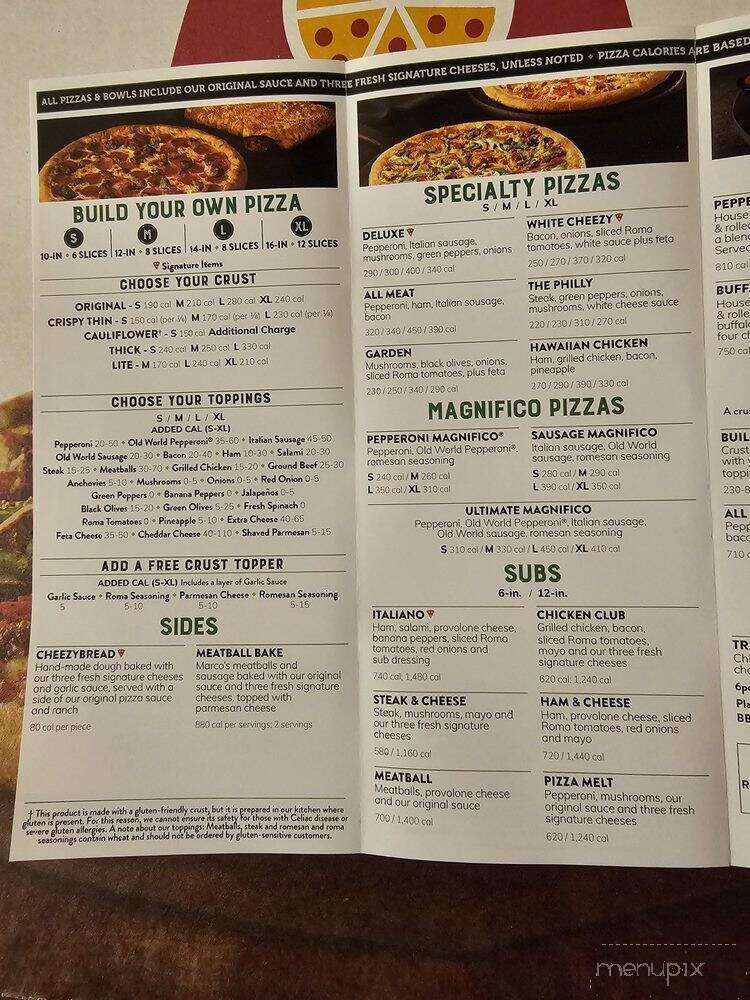 Marco's Pizza - Vinton, VA menu_pic