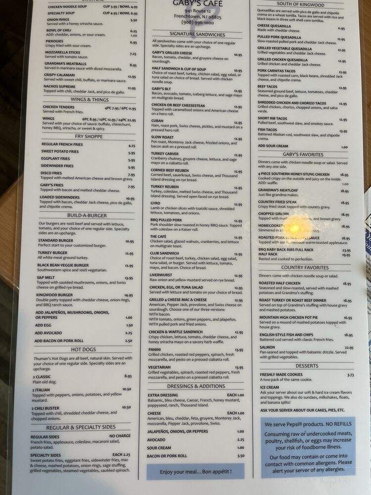 Gaby's Cafe - Frenchtown, NJ