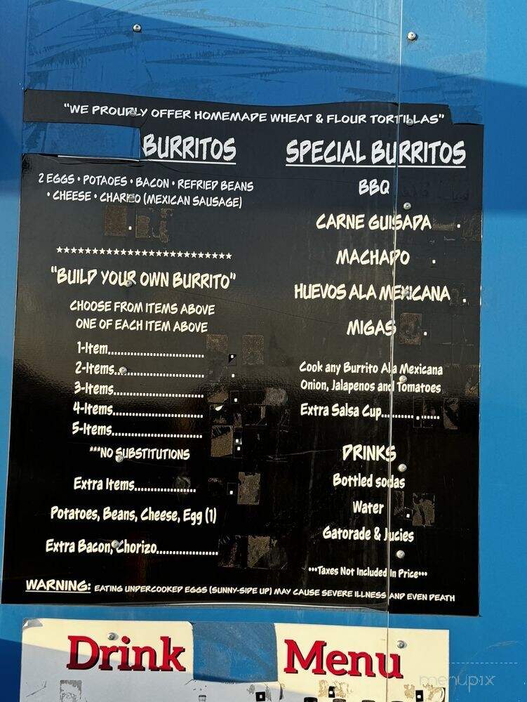 Medellin Burrito - Texas City, TX menu_pic