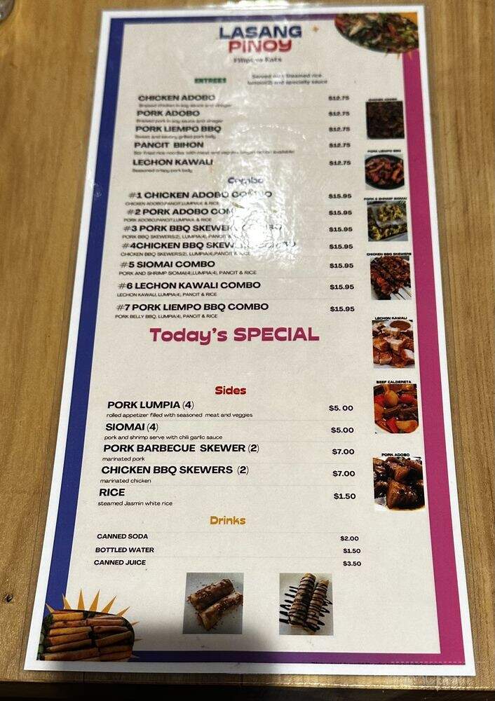 Lasang Pinoy Filipino Eats - Independence, KY menu_pic