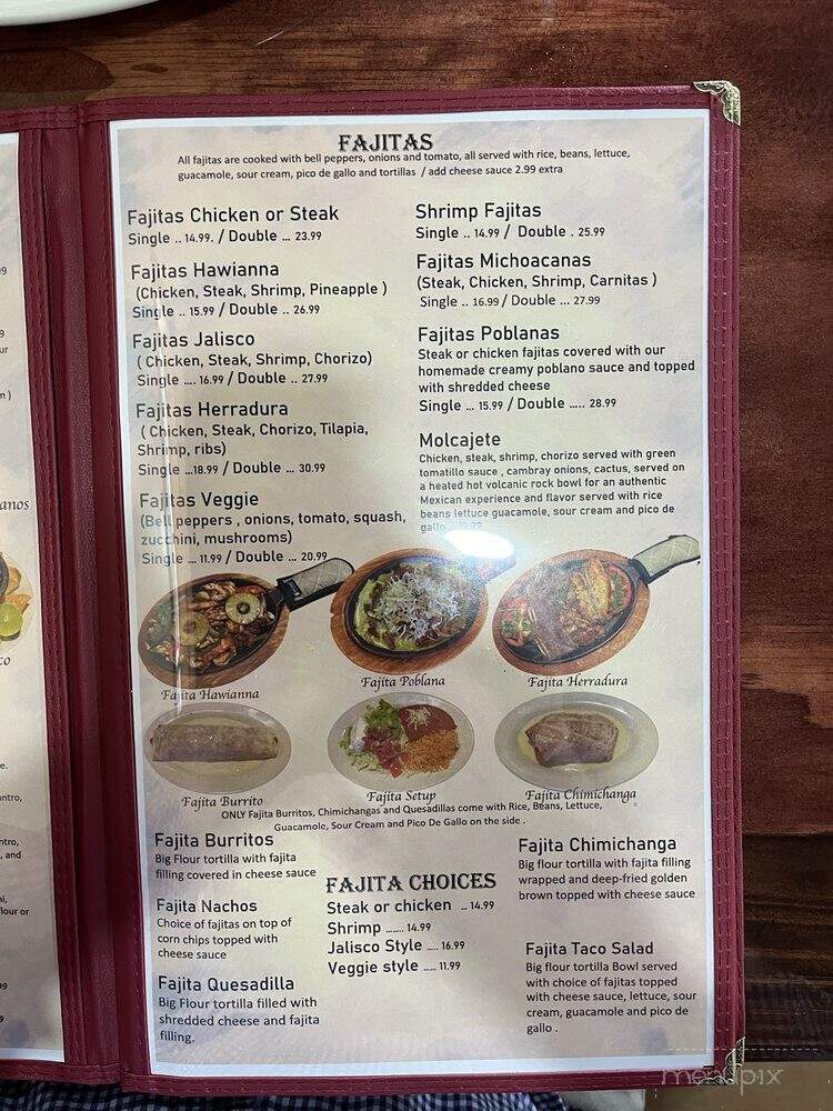 El Tapatio Mexican Restaurant - Chattanooga, TN menu_pic