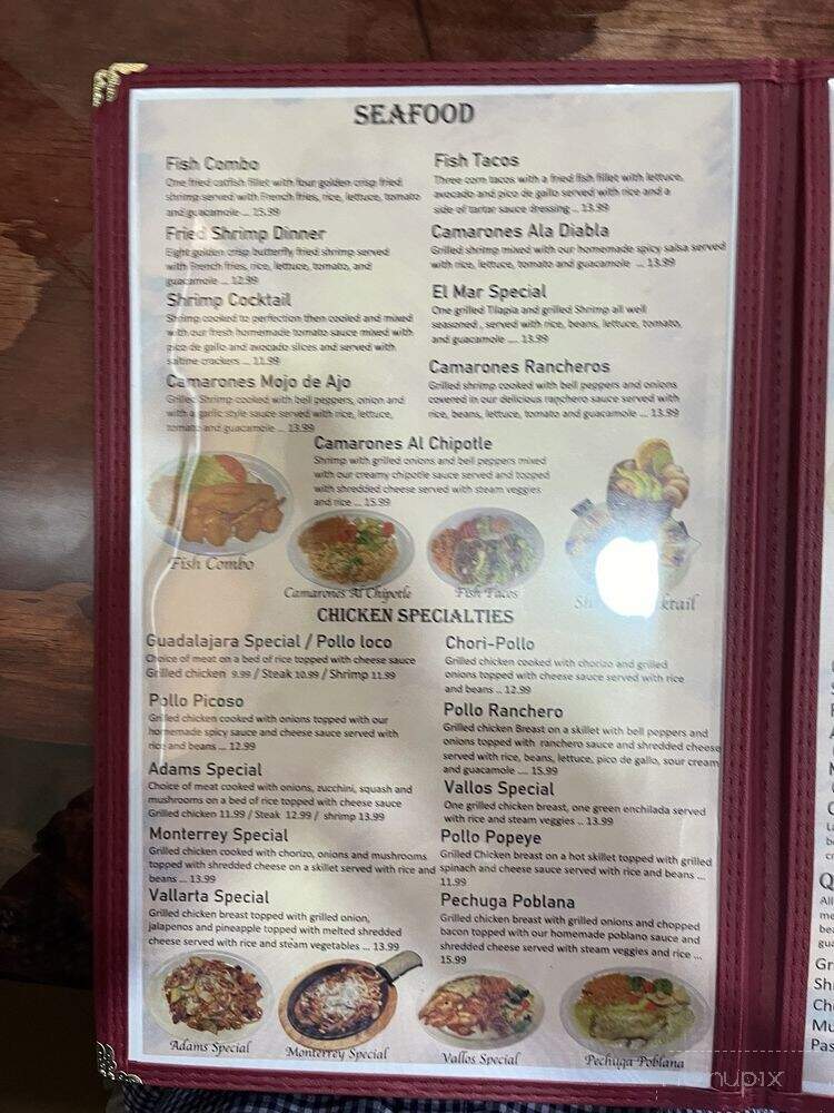 El Tapatio Mexican Restaurant - Chattanooga, TN menu_pic