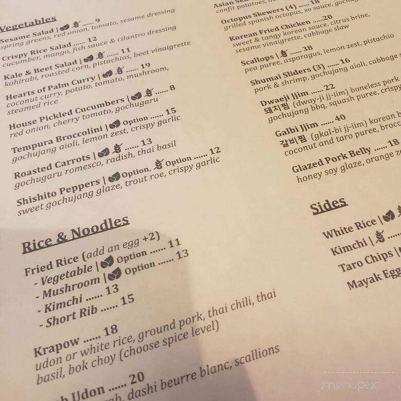 Black Ginger - Detroit, MI menu_pic