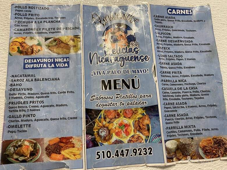 Delicias Nicaraguense - San Pablo, CA menu_pic