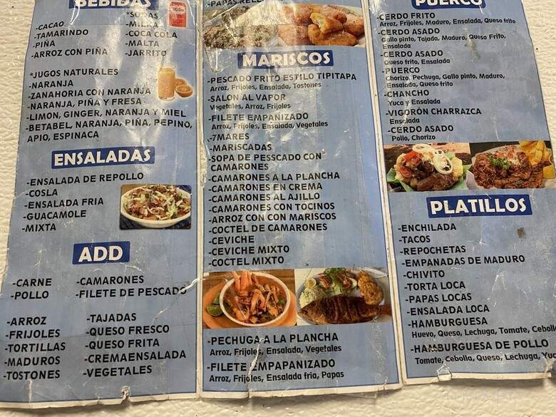 Delicias Nicaraguense - San Pablo, CA menu_pic