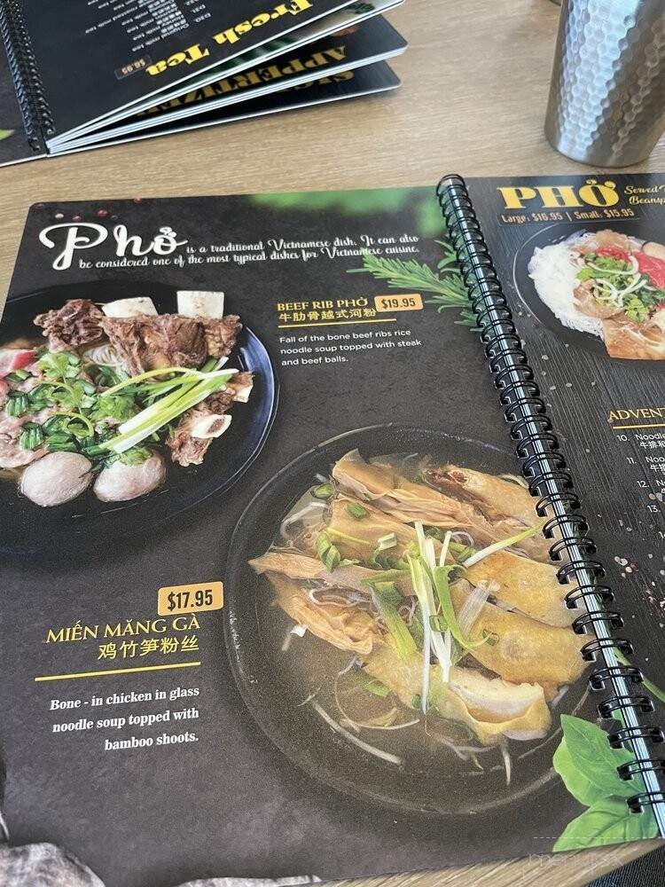 Pho 68 - Richmond, BC menu_pic
