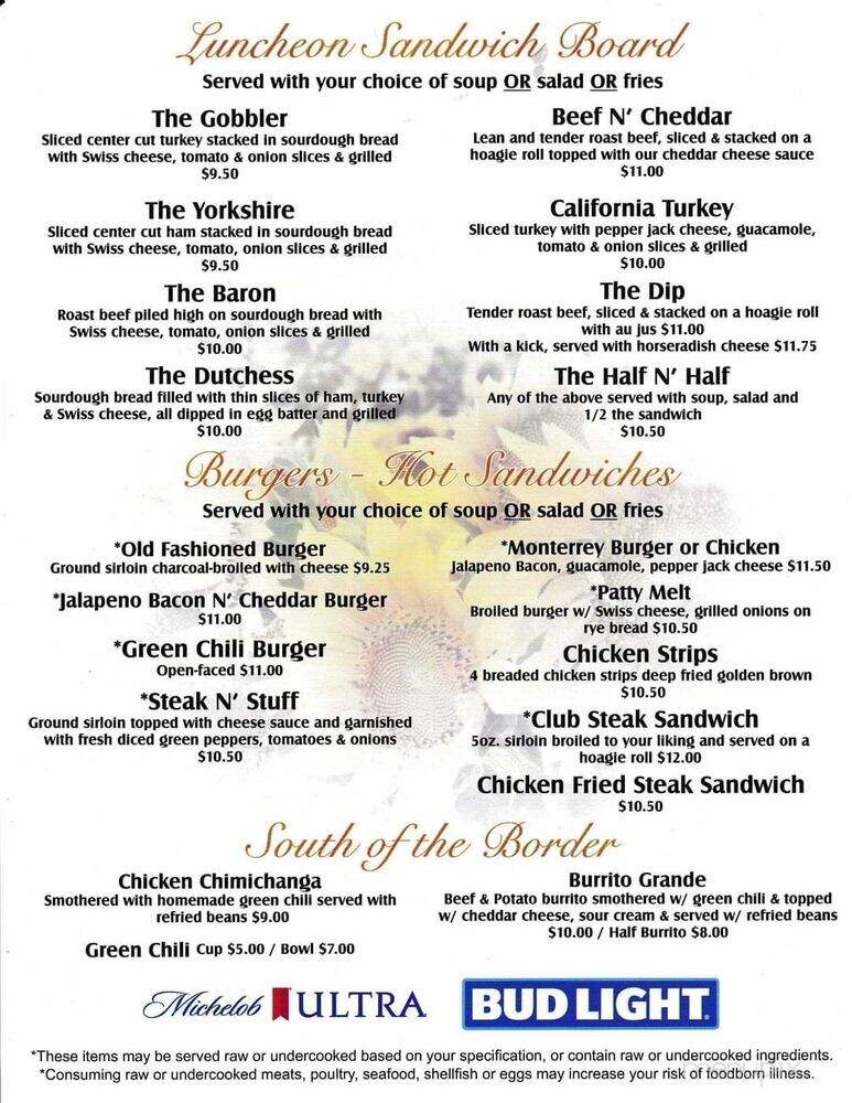 Jodi's Grill - Rocky Ford, CO menu_pic