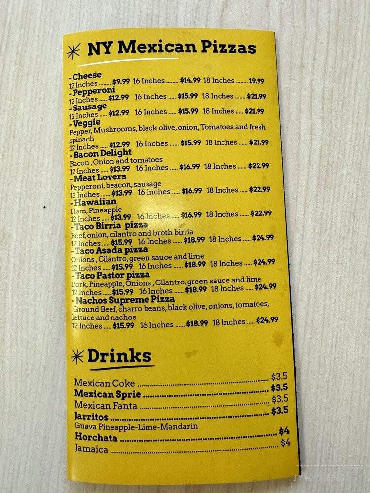 Wacamole Latin Food & Pizzas - Virginia Beach, VA menu_pic