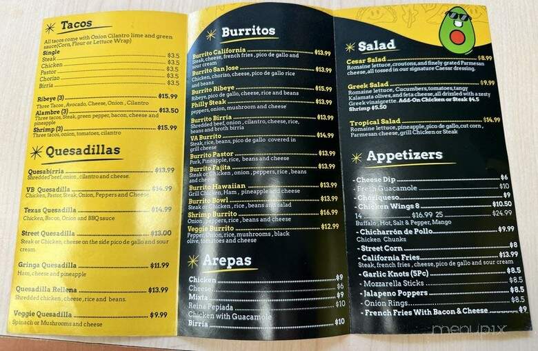 Wacamole Latin Food & Pizzas - Virginia Beach, VA menu_pic