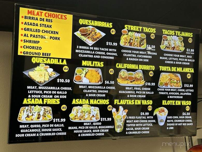 Wanna Taco - College Station, TX menu_pic