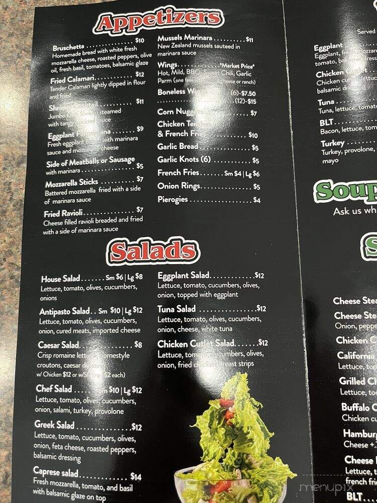 Prime Pizzeria & Restaurant - Nazareth, PA menu_pic