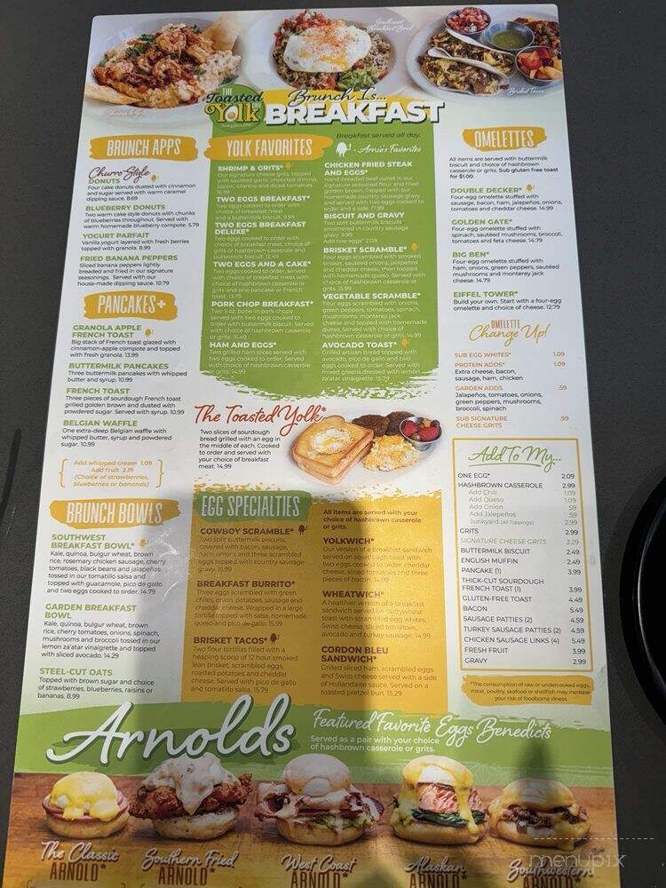 The Toasted Yolk Cafe - Covington, LA menu_pic