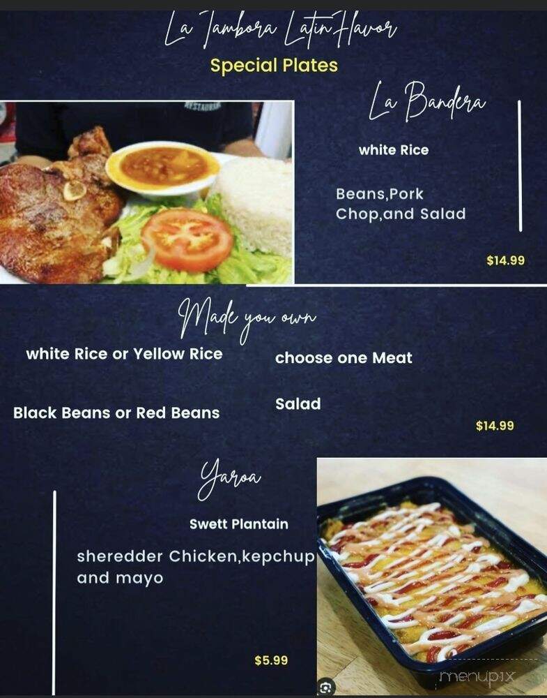 La Tambora Latin Flavor - Waldo, FL menu_pic