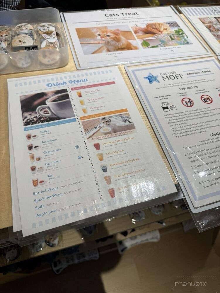 Cat Cafe Moff - Honolulu, HI menu_pic