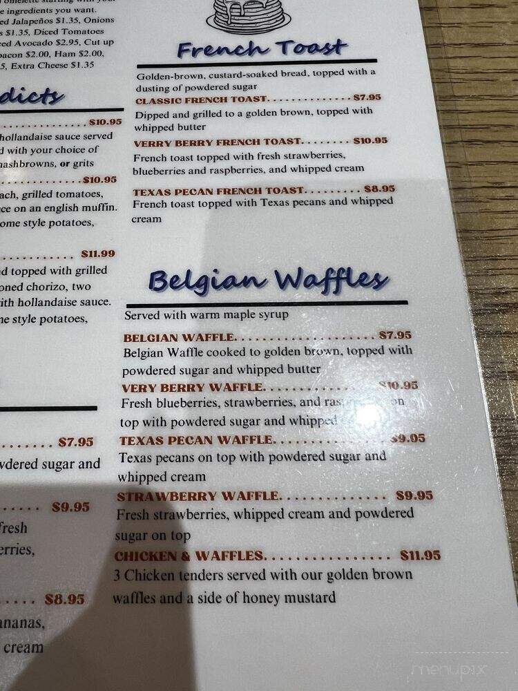 White Rock Cafe - North Richland Hills, TX menu_pic