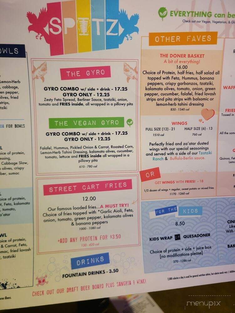 Spitz - Placentia, CA menu_pic