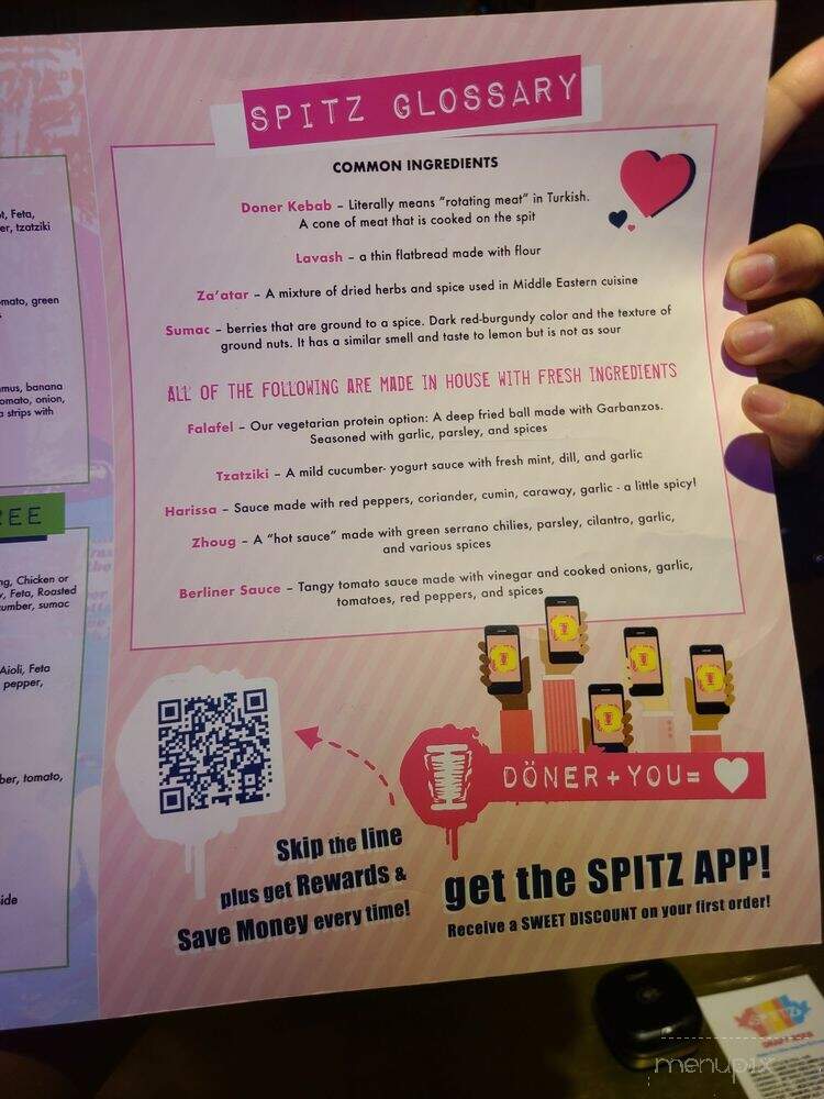 Spitz - Placentia, CA menu_pic