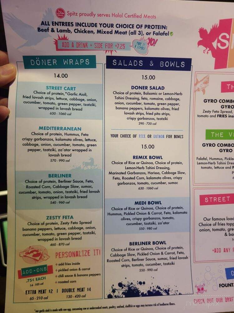Spitz - Placentia, CA menu_pic