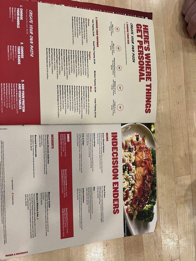 Boston's Restaurant & Sports Bar - Midland, MI menu_pic