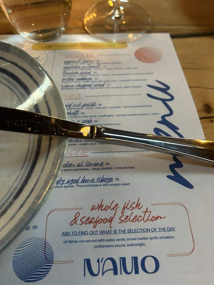 N'AMO Seafood - Montauk, NY menu_pic