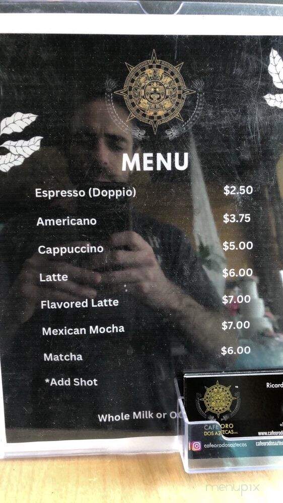 Cafe Oro Dos Aztecas - Riverside, CA menu_pic