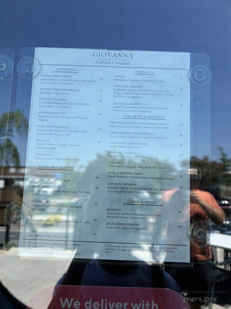 Giovanna - Charlotte, NC menu_pic