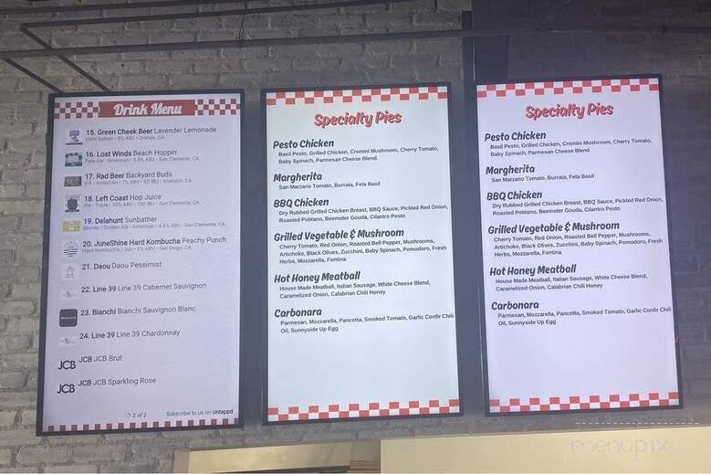 The Pizza Store by OC Local - Laguna Hills, CA menu_pic
