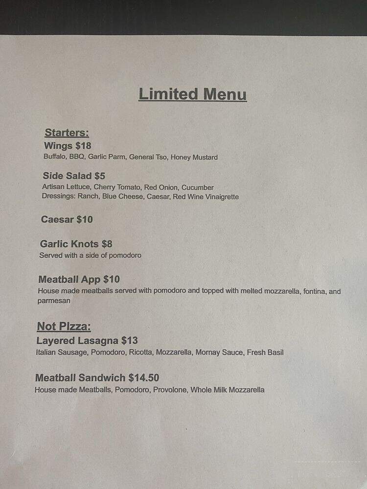 The Pizza Store by OC Local - Laguna Hills, CA menu_pic