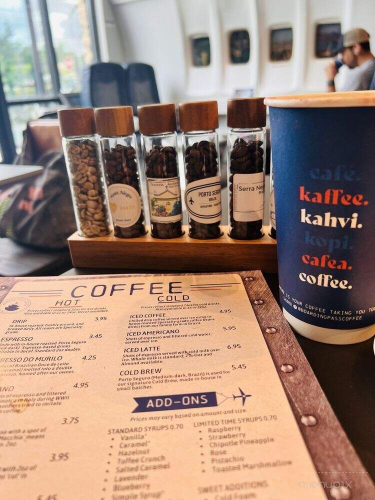 Boarding Pass Coffee - Alpharetta, GA menu_pic