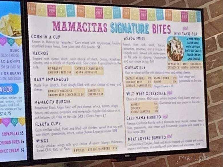 Mamacitas - West Boylston, MA menu_pic