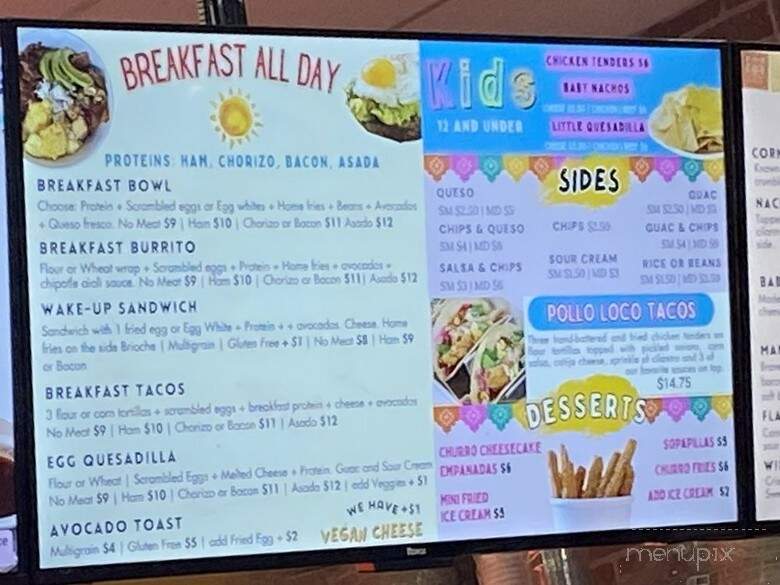 Mamacitas - West Boylston, MA menu_pic