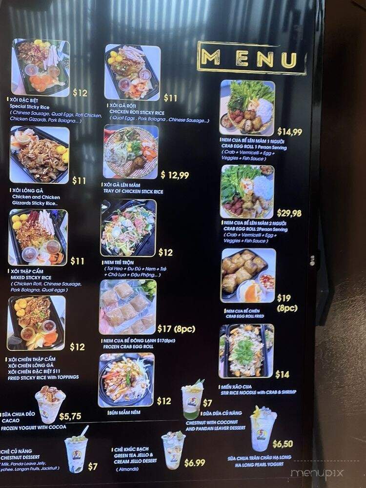 Bep Sai Thanh - Houston, TX menu_pic