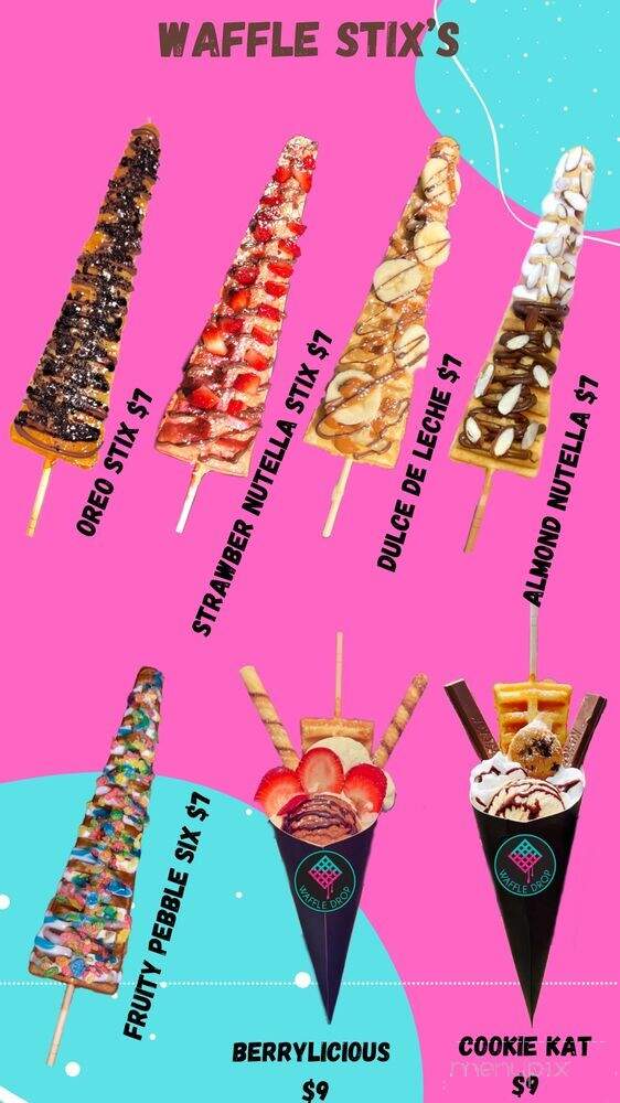 Waffle Drop - Greenville, SC menu_pic
