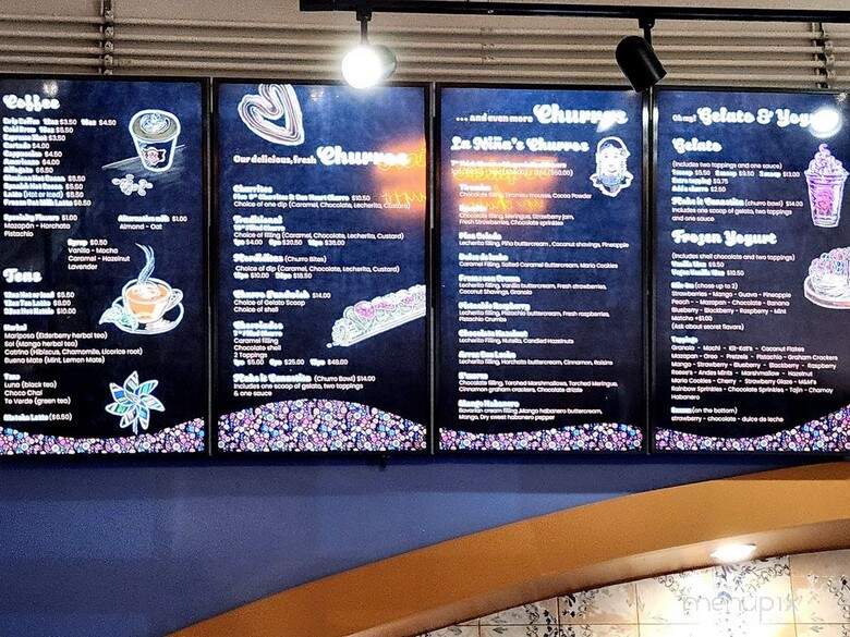 La Nina Churreria - Troy, MI menu_pic