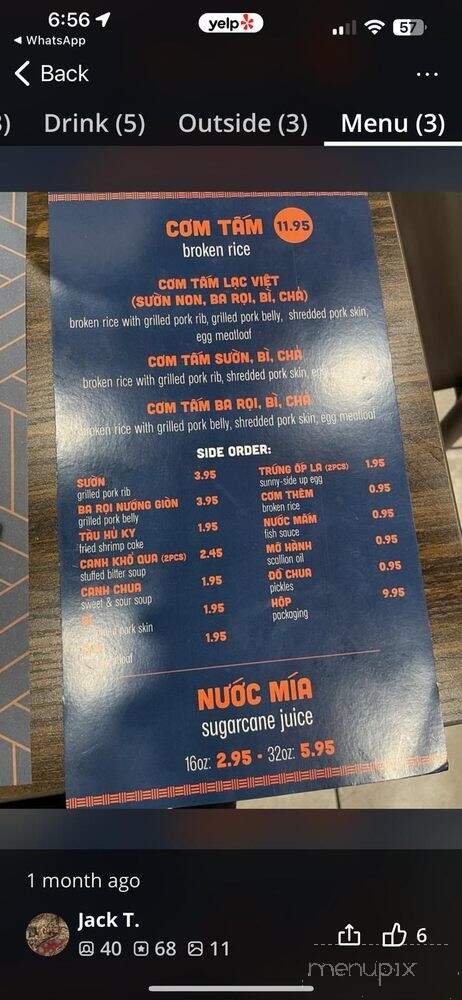 Lac Viet Concepts - Westminster, CA menu_pic