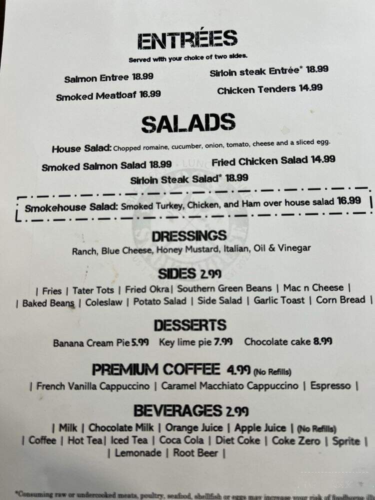 Doc's Smokehouse - Titusville, FL menu_pic
