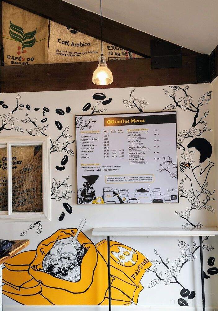 OG Coffee - Seattle, WA menu_pic