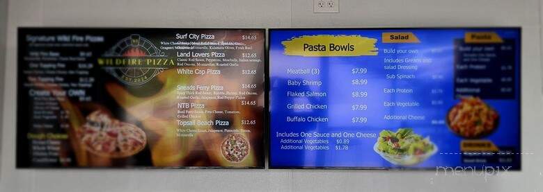Wildfire Pizza - Surf City, NC menu_pic