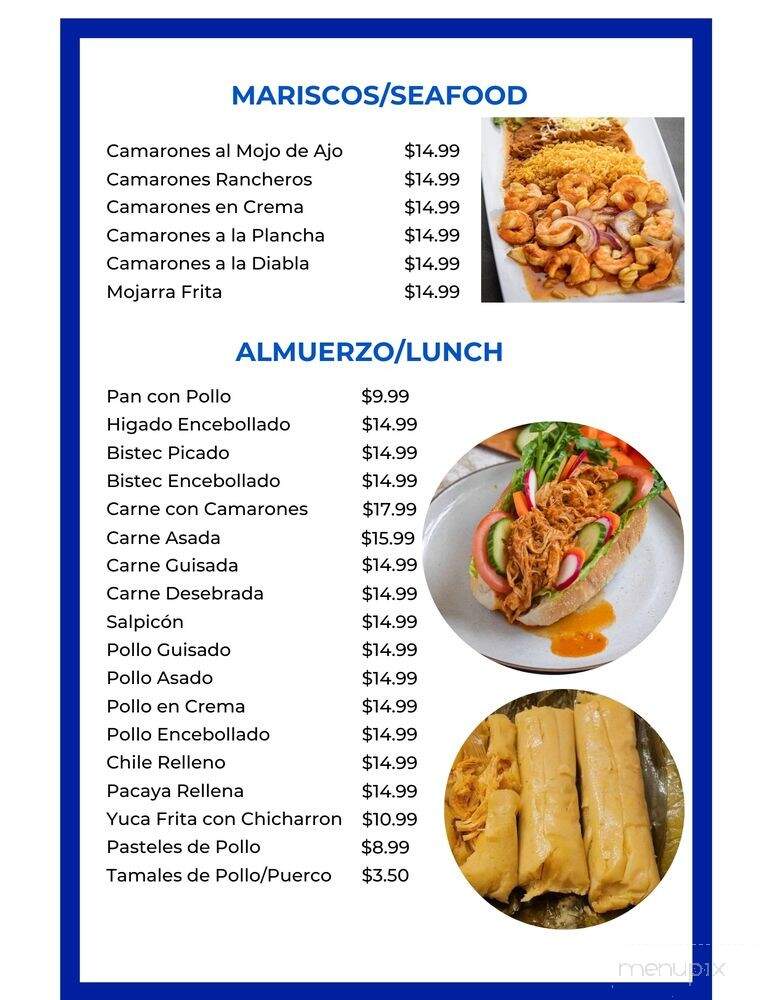 Mama Lila Restaurant - San Fernando, CA menu_pic