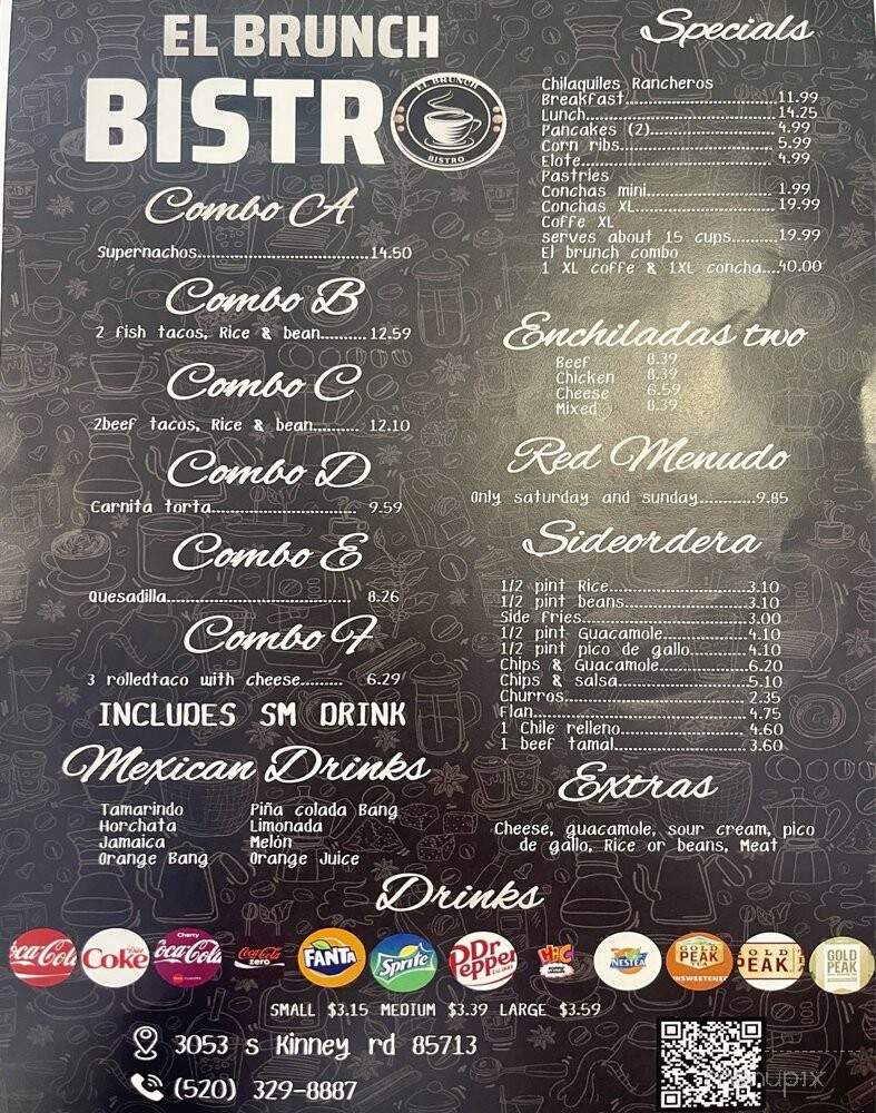 El Brunch Bistro Mexican Grill - Tucson, AZ menu_pic