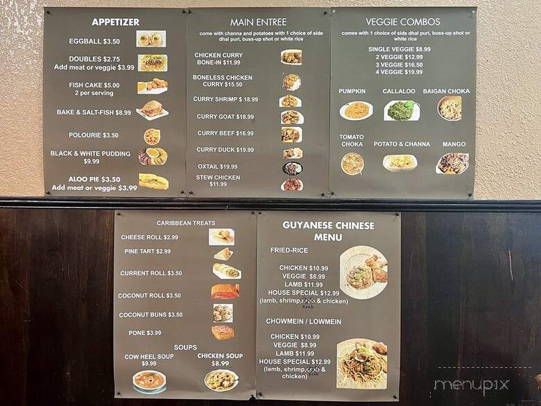 Carribean Shack - Orlando, FL menu_pic
