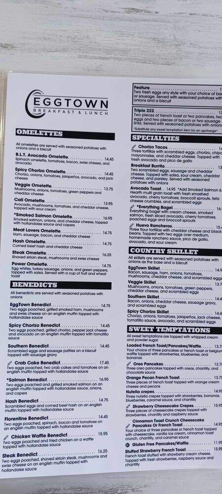 Eggtown - Riverview, FL menu_pic
