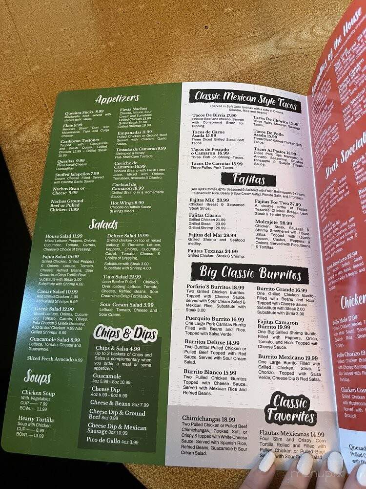 Poblanos Mexican Grill - Oviedo, FL menu_pic