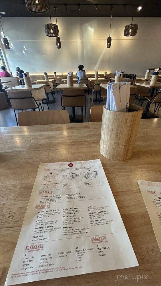 Tajima Ramen - Kihei, HI menu_pic