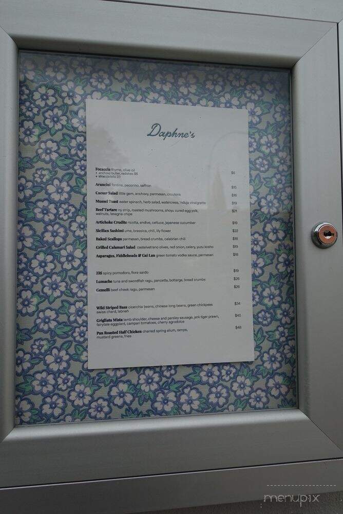 Daphne's - Brooklyn, NY menu_pic