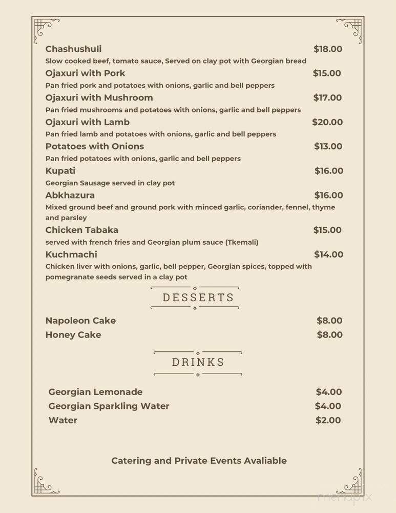 Georgian Chef - Howell, NJ